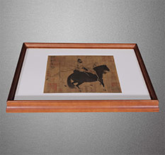 太康书画装裱配框服务案例